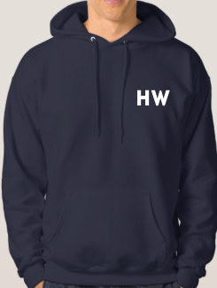 school leavers Hoodie front initials
